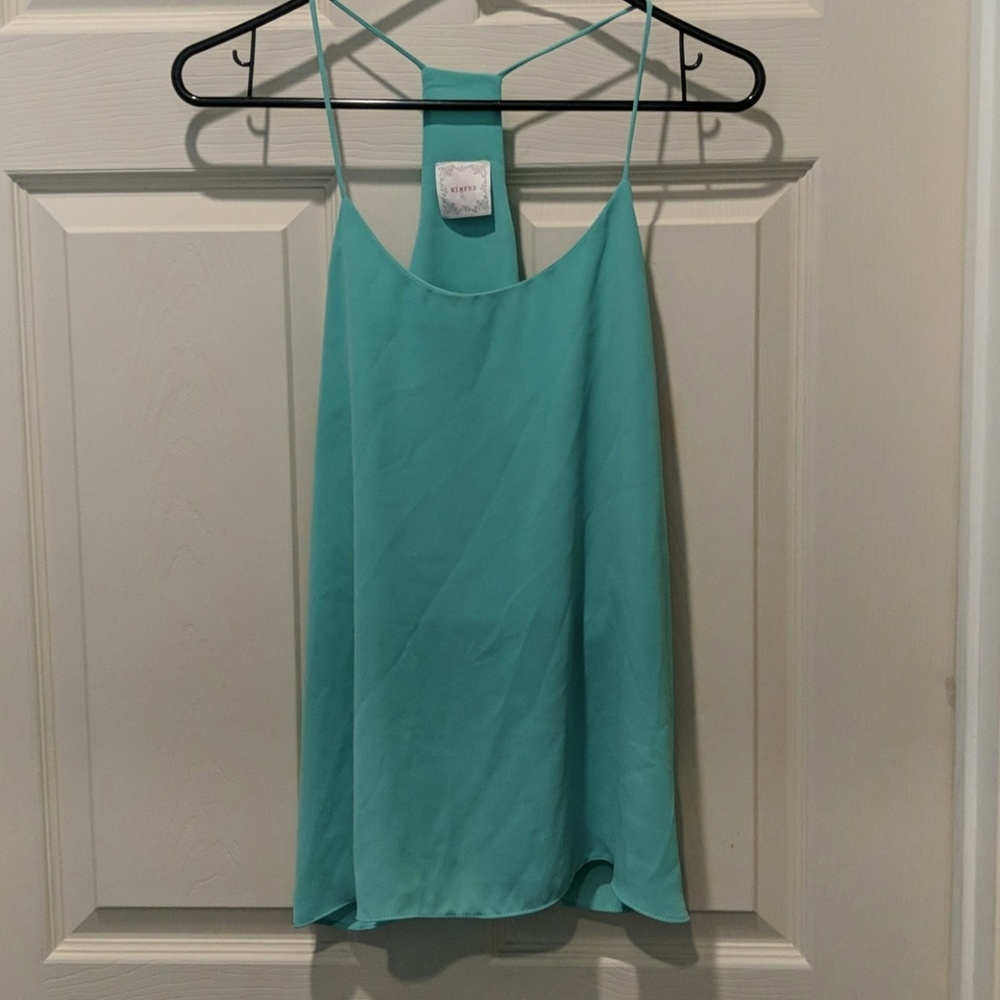 Teal tank
